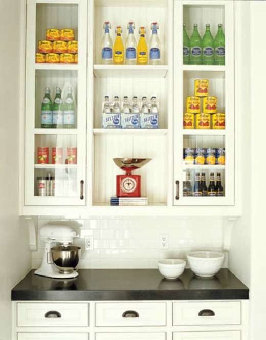 organized tidy clean pantry cabinets kitchen storage